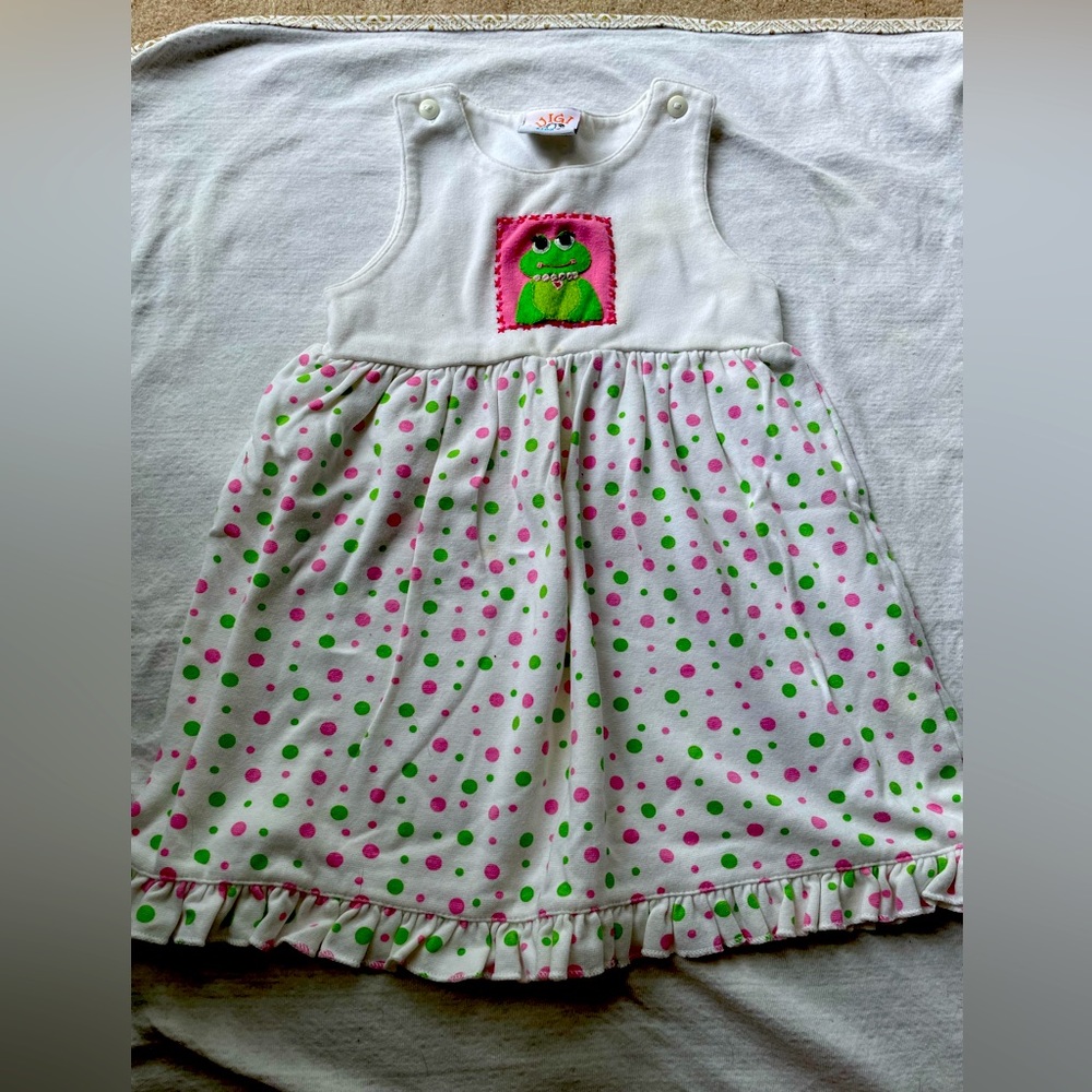 Luigi kids 2T frog dress